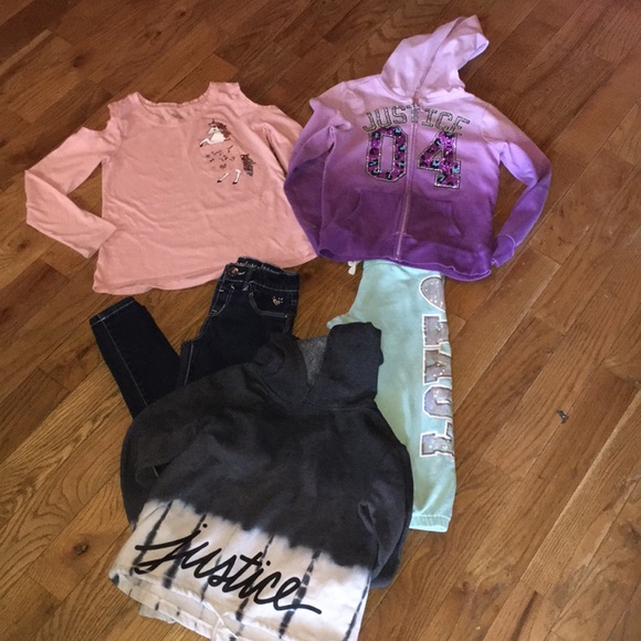 Lot of Justice size 10 clothing